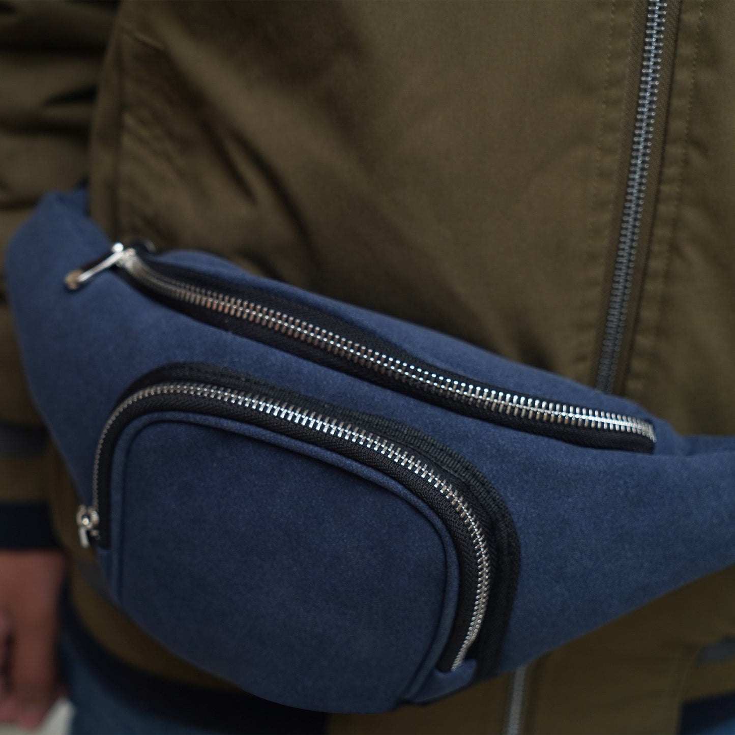 Navi Suede Fanny Bag | Belt bag
