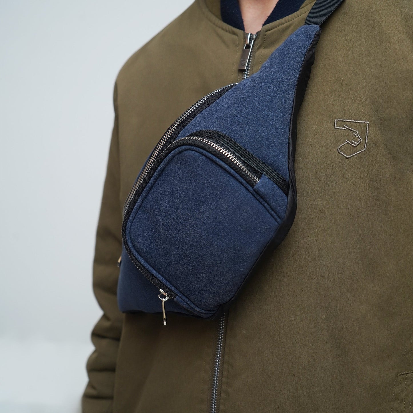 Navi Suede Fanny Bag | Belt bag