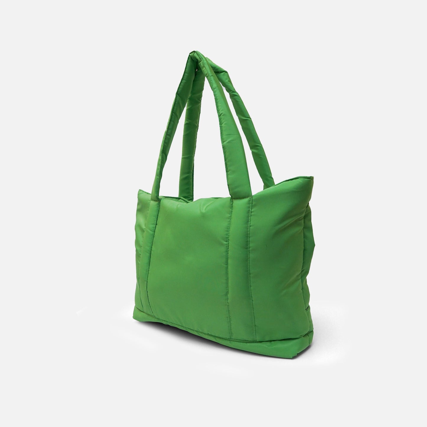 Black puffy tote