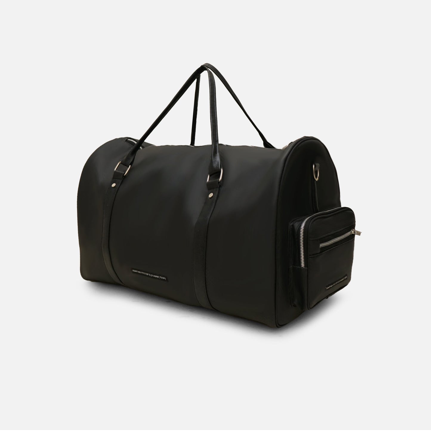 Coal-Black Duffle Bag