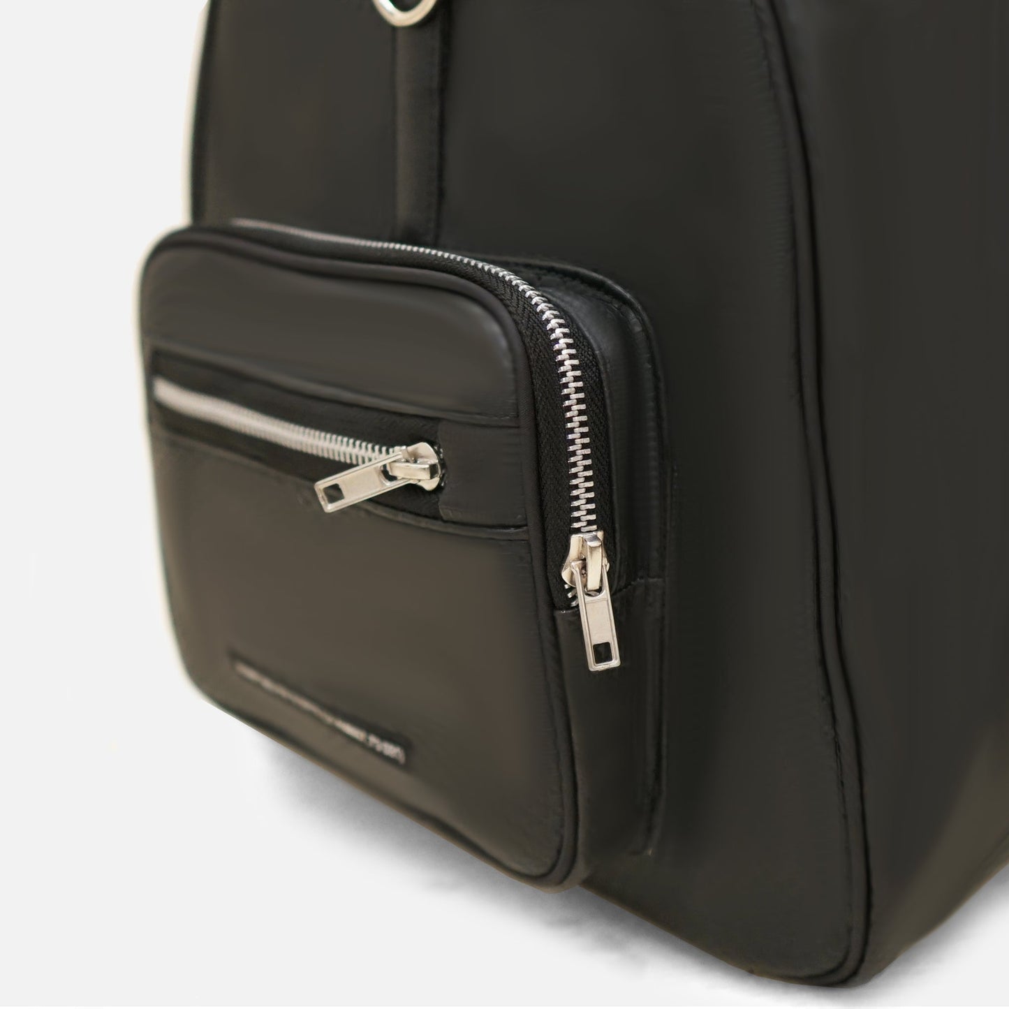 Coal-Black Duffle Bag
