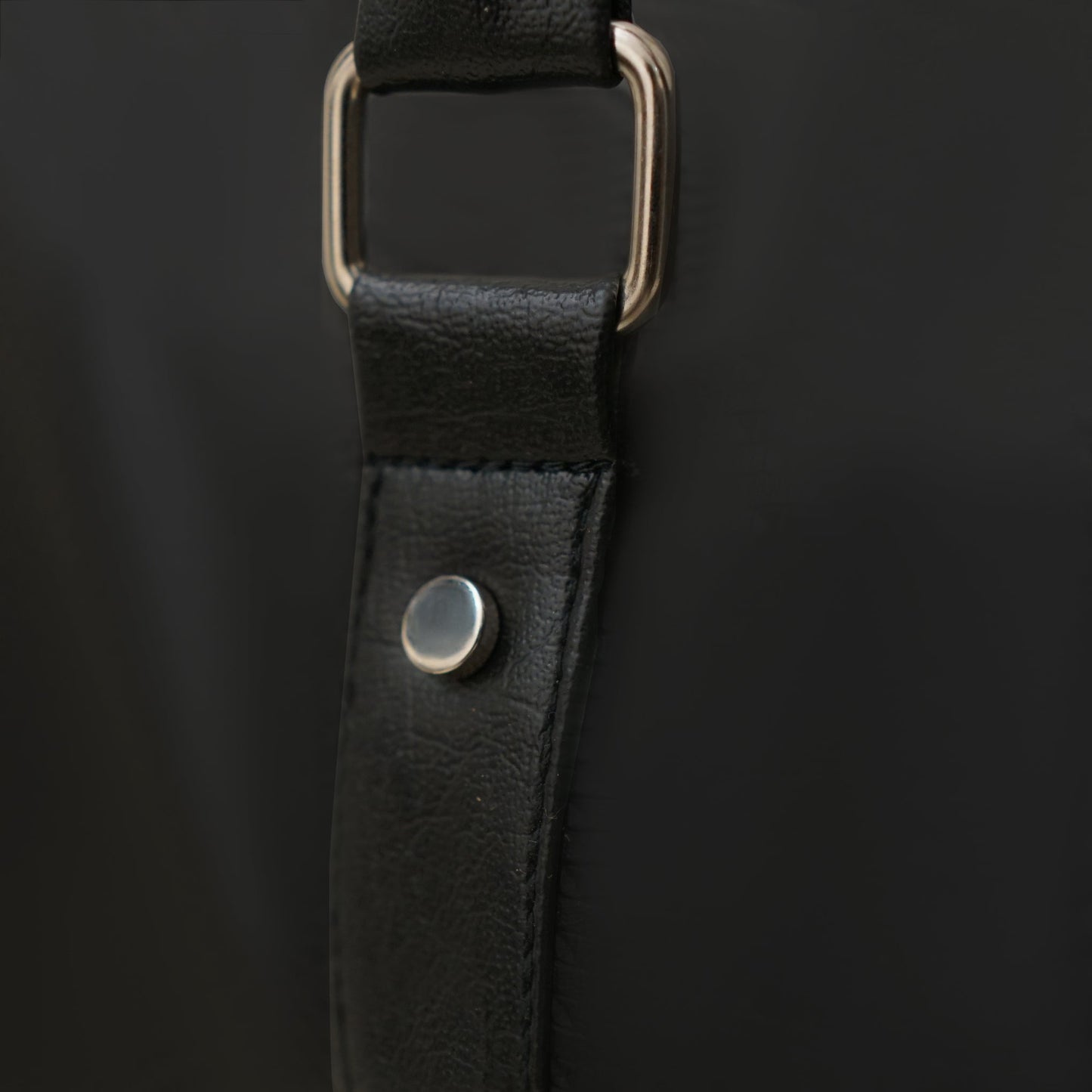 Coal-Black Duffle Bag