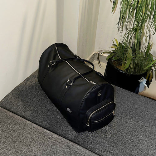 Coal-Black Duffle Bag