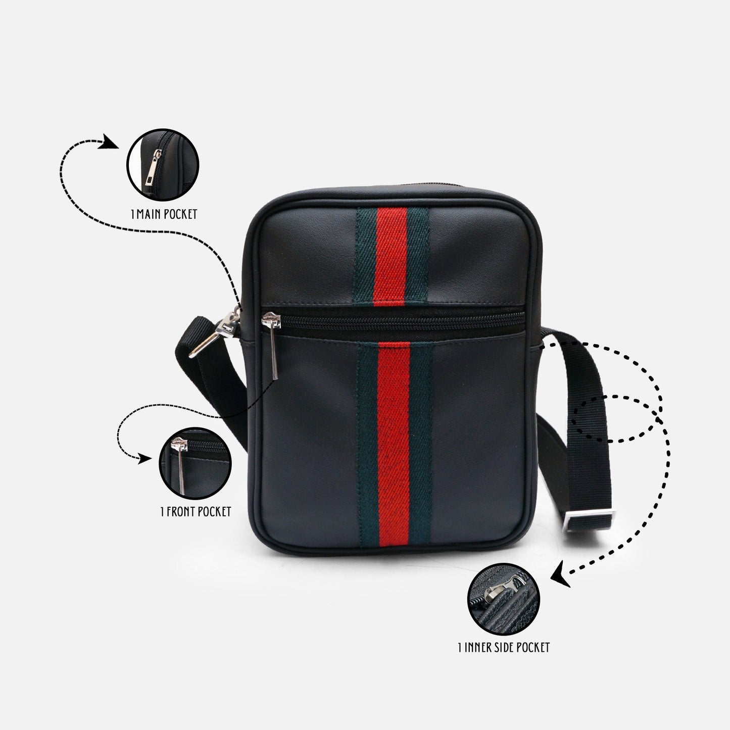 GG STRIPE Cross Bag
