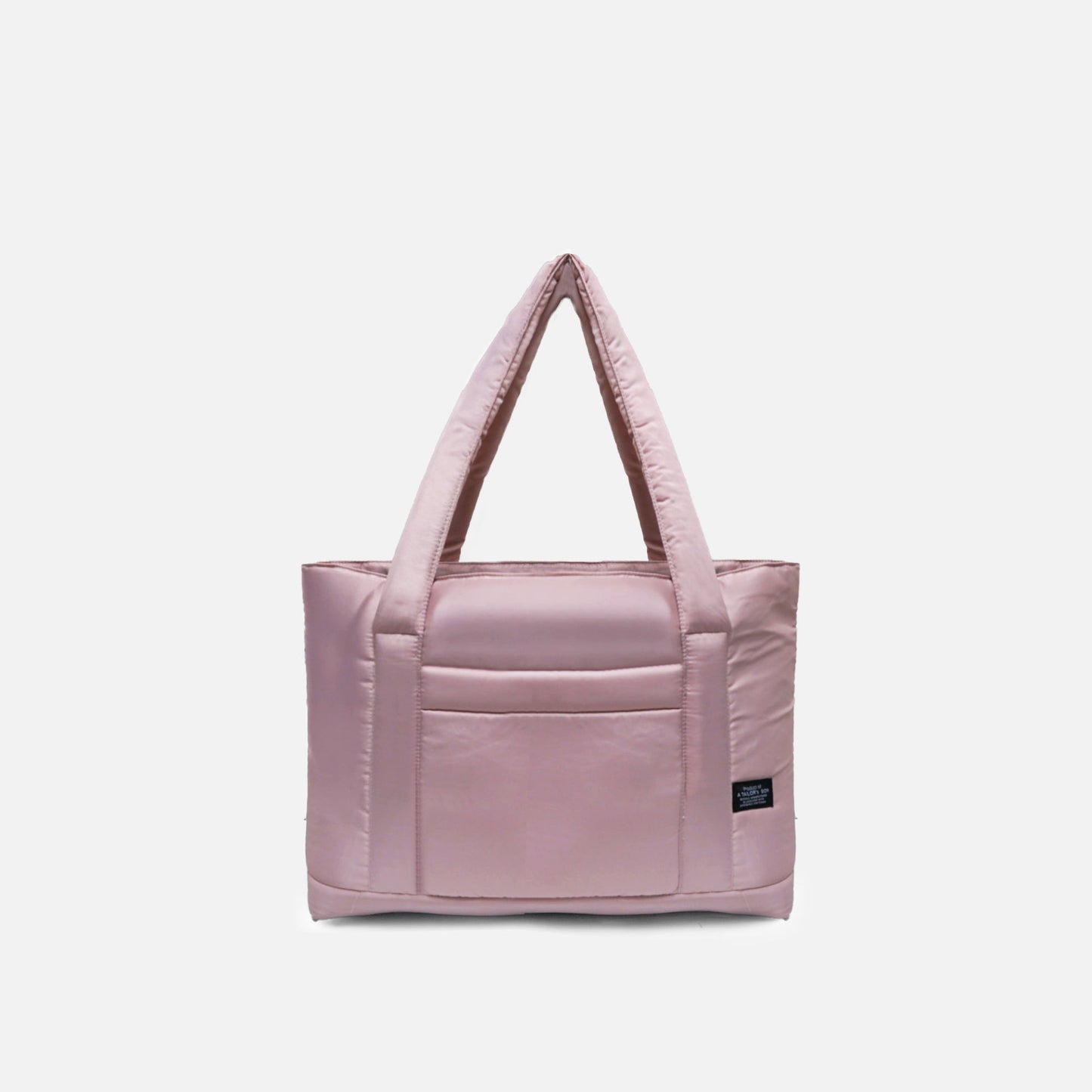 Black puffy tote