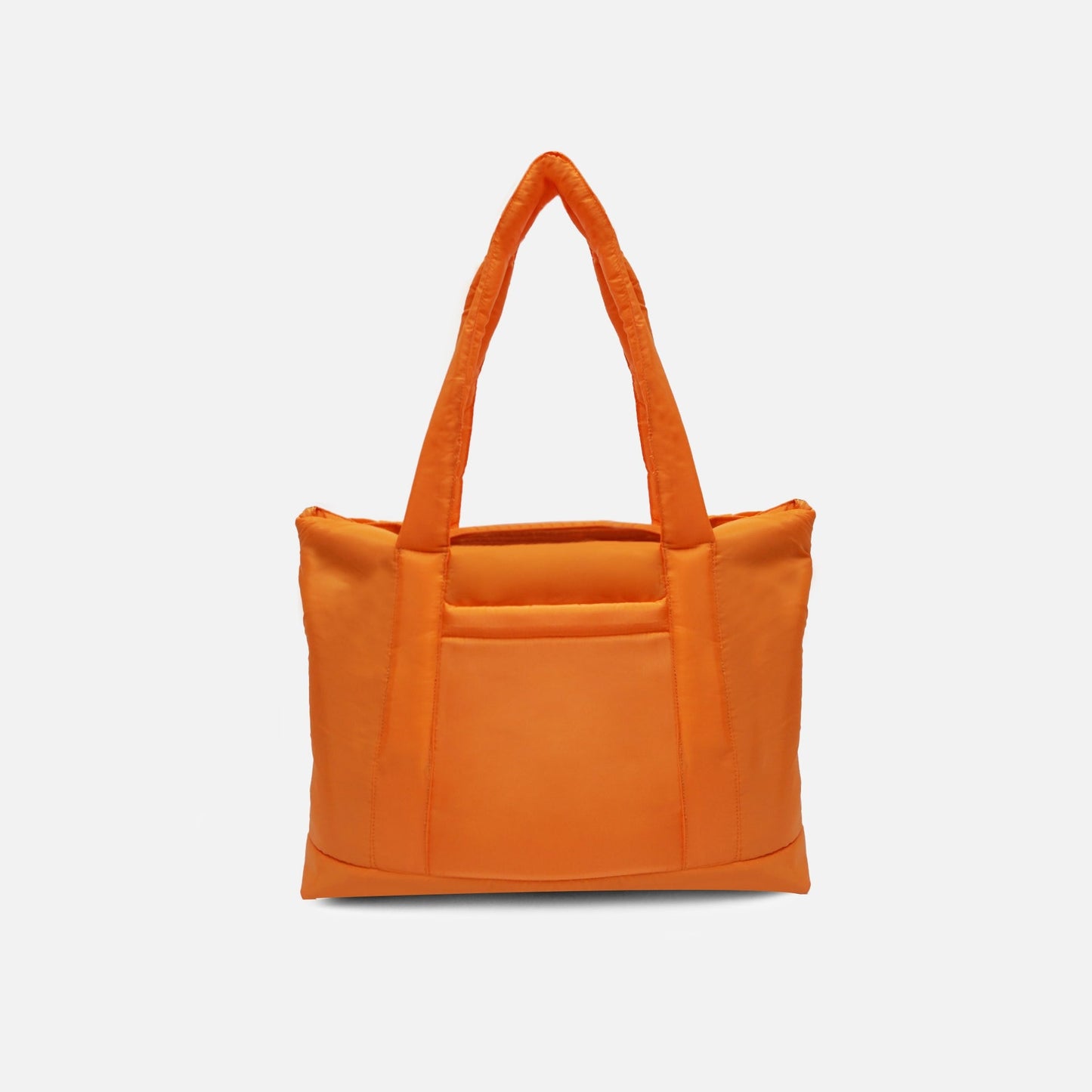 Black puffy tote