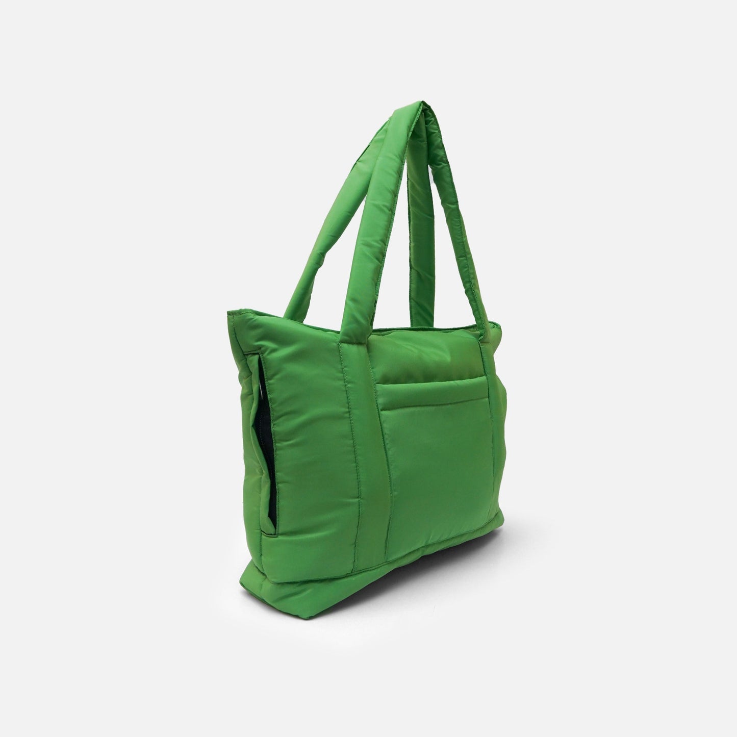 Turkish Rose puffy tote bag