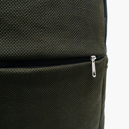 Olive textured backpack