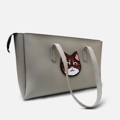 Choco Meow Black Tote