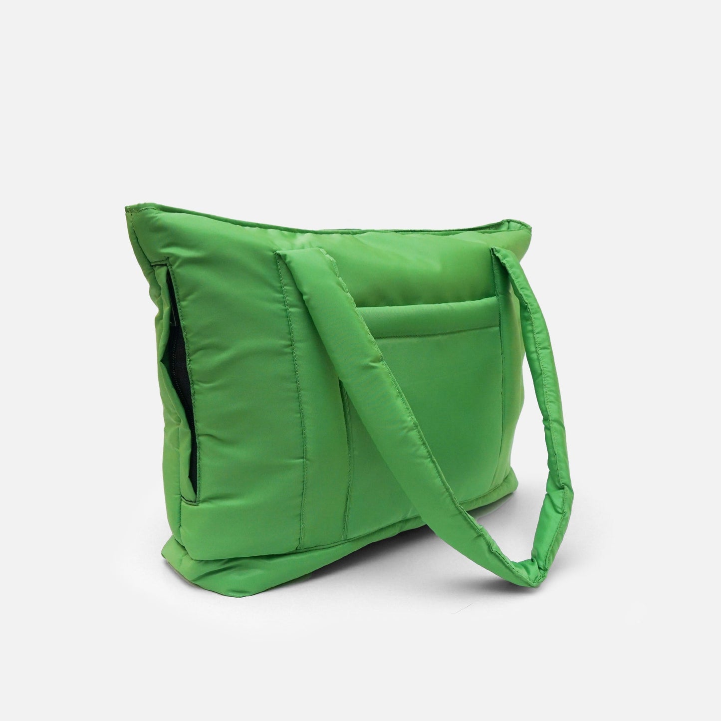 Turkish Rose puffy tote bag