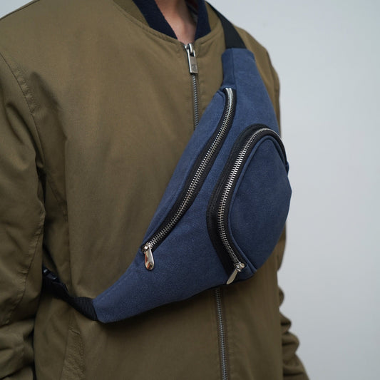 Navi Suede Fanny Bag | Belt bag