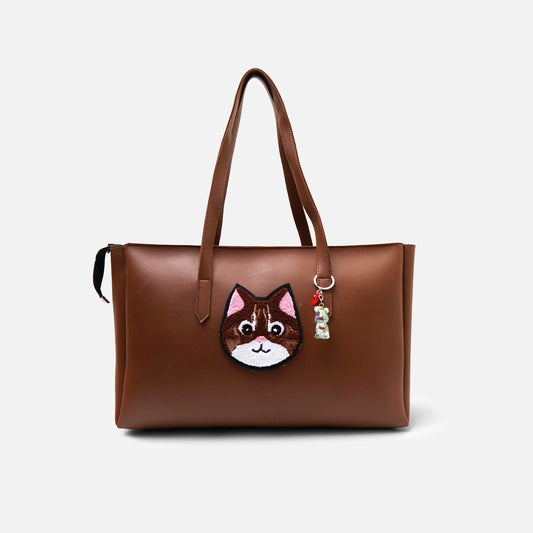 Choco Meow Black Tote