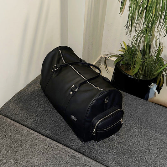 Coal-Black Duffle Bag