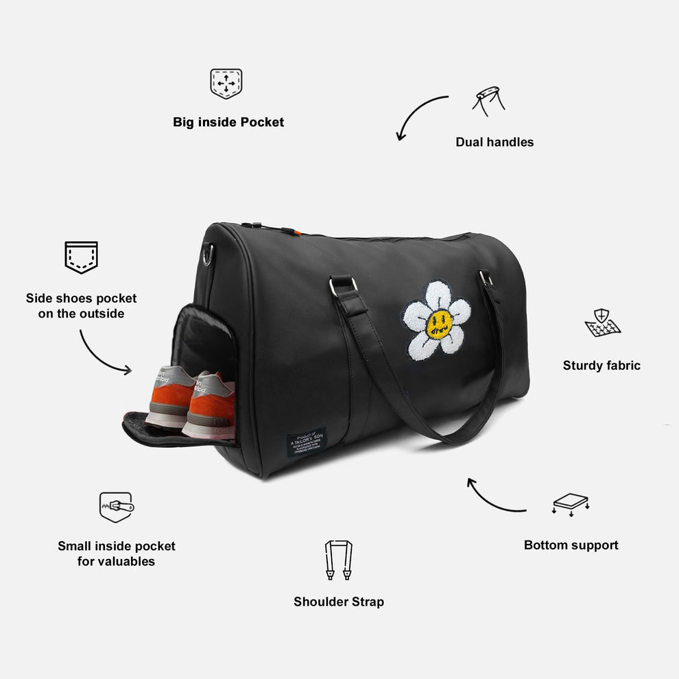 Daisy Flower Duffle Bag