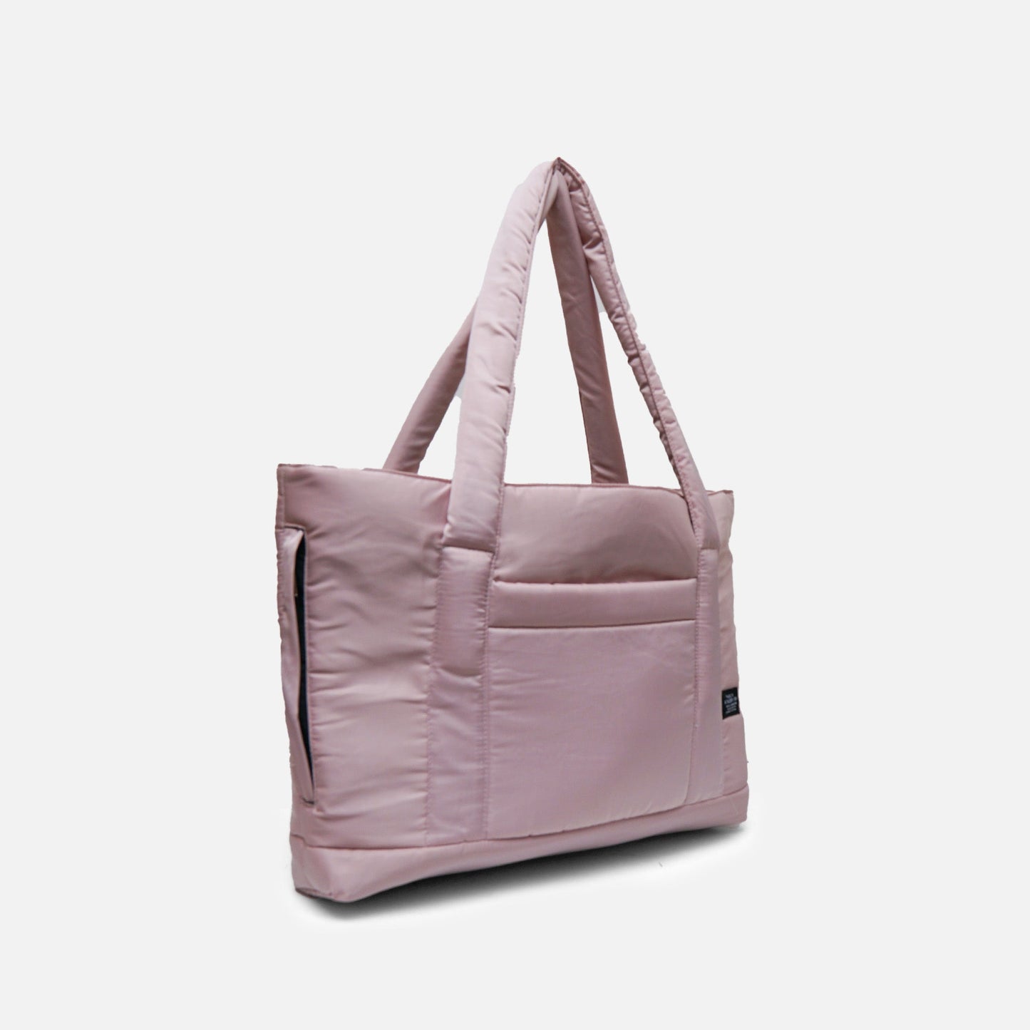 Turkish Rose puffy tote bag