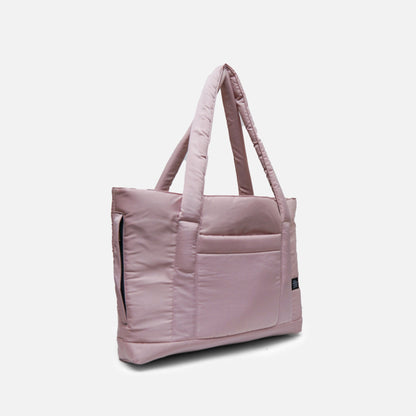 Black puffy tote