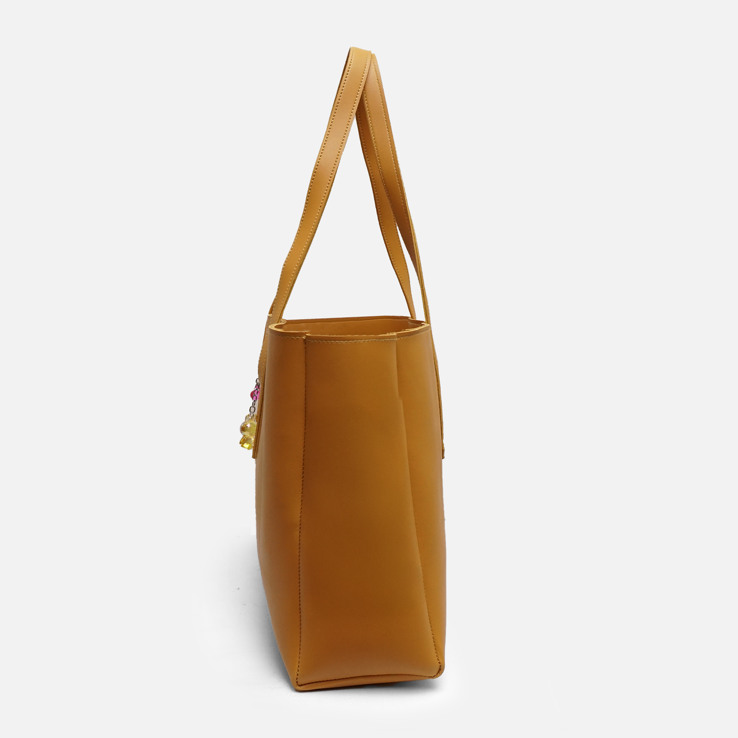 Basic yellow tote bag